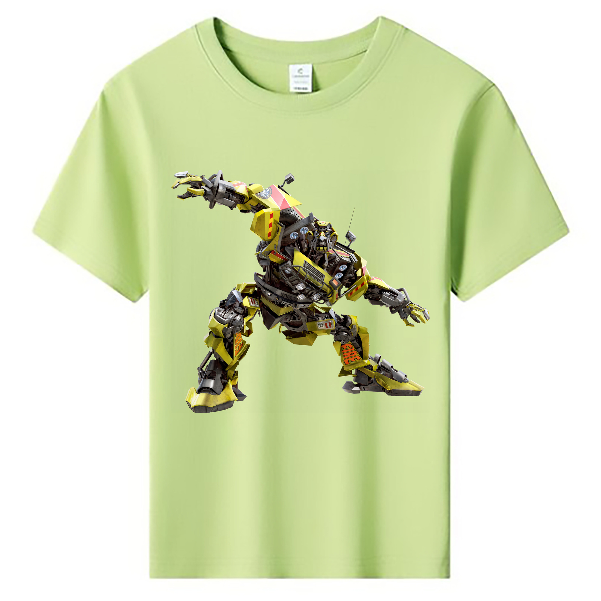 （画像用） Transformers トランスフォーマー 綿100％キッズTシャツ（フロントプリント）